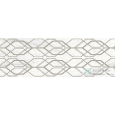 Marazzi Marbleplay Decoro Net White 30x90 cm-es fali dekor csempe M4PZ csempe
