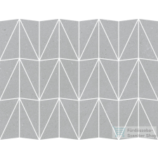 Marazzi SLOW COLD Cemento Mosaico Triangolo 29x39 cm-es padlólap, MPF3 járólap