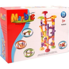 Marble 74 darabos műanyag golyópálya (97579) barkácsolás, építés