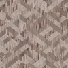 Marburg Karakteres geometrikus mintás tapéta textilhatású struktúrával -taupe színben