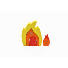  Marc játékok kézzel készített készlet, Firehouse, 4 db fajáték