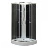  Marco Black II 80x80 cm zuhanykabin zuhanytálcával