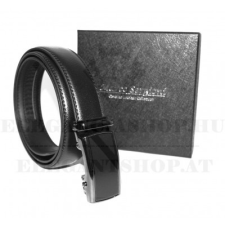  Marco Sergioni extra hosszú férfi bőr öv - Fekete ajándéktárgy