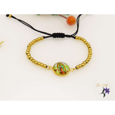  Maria antiallergén karkötő Mária köztessel medállal-18K karkötő