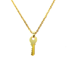 Maria King Arany színű kulcs medál lánccal nyaklánc