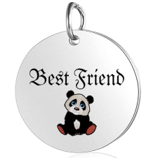 Maria King Best Friend (legjobb barát) pandás medál lánccal vagy kulcstartóval medál