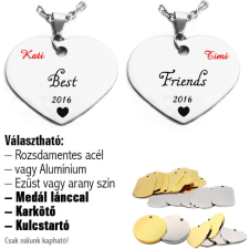 Maria King Best Friends nevesíthető páros medál lánccal vagy kulcstartóval (többféle) medál