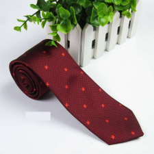 Maria King Bordó, piros virágokkal díszített nyakkendő nyakkendő