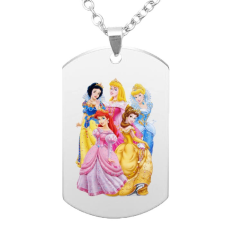 Maria King Disney Hercegnős medál lánccal, választható több formában és színben medál