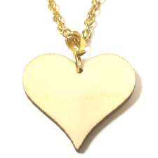 Maria King Fa szív (3 cm) medál lánccal vagy kulcstartóval medál