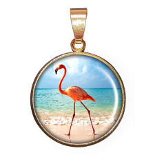 Maria King Flamingós – medál lánccal vagy kulcstartóval medál