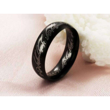 Maria King Gyűrűk ura gyűrű fekete nemesacél gyűrű, 8 gyűrű