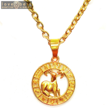 MariaKing Bak-Horoszkóp medál lánccal, arany színű nyaklánc