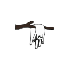 MariaKing Cartoon macskás kitűző, fán lógó kitűző
