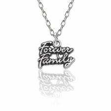 MariaKing Forever Family felirat medál nyaklánccal nyaklánc