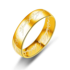MariaKing Gyűrűk ura jellegű gyűrű, arany színű, nemesacél, 9 gyűrű