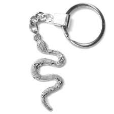 MariaKing Kígyós kulcstartó, ezüst színben kulcstartó