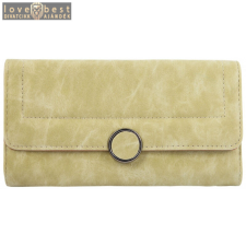 MariaKing Maria King designbőr pénztárca, sárga (10x20 cm) pénztárca