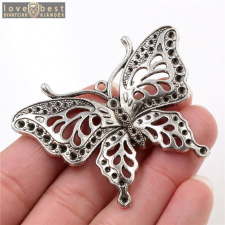 MariaKing Óriás pillangós medál, 6x4,8 cm választható láncra vagy kulcstartóra nyaklánc
