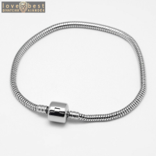 MariaKing Pandora stílusú alap karkötő, rozsdamentes acél - 18 cm karkötő
