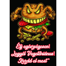 MariaKing Puzzle – Légy vegetáriánus horrorhamburger (120 vagy 300 db-os választható) puzzle, kirakós