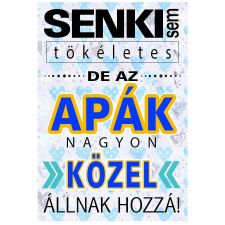 MariaKing Puzzle – Senki sem tökéletes, de az Apák... üzenettel (120 db-os), felirat változtatható puzzle, kirakós