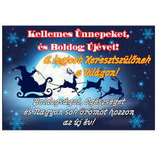 MariaKing Puzzle – ünnepi jókívánsággal – KERESZTSZÜLŐNEK (120 db-os), felirat változtatható puzzle, kirakós