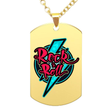 MariaKing Rock and Roll (3) medál lánccal, választható több formában és színben nyaklánc