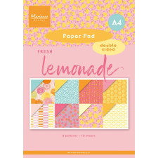 Marianne Design Pretty Papers Bloc Papírkészlet Fresh Lemonade - A4 A4 16 ív decoupage papír