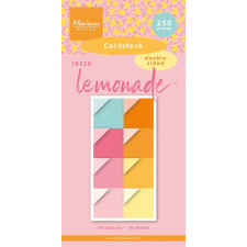 Marianne Design Pretty Papers Bloc Papírkészlet Fresh Lemonade - Cardstock 15x30cm 16 ív decoupage papír