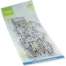Marianne Design Szilikonbélyegző - Tiny&#039;s Borders - Birdhouses - Clear Stamps (1 csomag) bélyegző