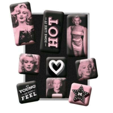 MARILYN RETRO Marilyn Monroe HOT - Mágnes szett hűtőmágnes
