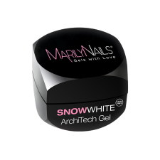 MarilyNails - ARCHITECH GEL HEMA FREE - SNOWWHITE - Hófehér - sűrű építő zselé - 13ml - HF fényzselé
