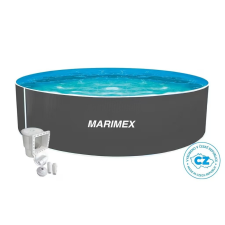 Marimex Orlando medence 4,57x1,07 m - SZÜRKE, medence, fólia, szkimmer medence