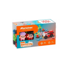 MARIOINEX Marionex Mini Waffle City Tűzoltó autó 80 darabos építő készlet (903193) kreatív és készségfejlesztő