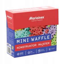 MARIOINEX Marionex Mini Waffle Majster 200 darabos építő készlet barkácsolás, építés