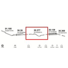 Marix Kipufogócső (KC) kipufogó alkatrész