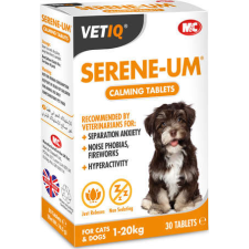  Mark &amp; Chappell Serene-UM enyhe nyugtató kutyáknak, macskáknak - 30 db vitamin, táplálékkiegészítő kutyáknak