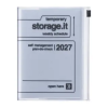 Mark's 2026/2027 Diary A6 Storage.it, Silver – Mark's Inc (Naptár)