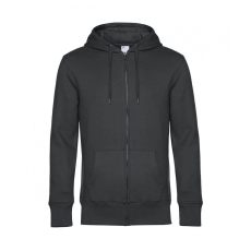 marka-logok-kicsi/bandc.jpg Férfi kapucnis hosszú ujjú pulóver B and C KING Zipped Hooded 2XL, Aszfalt szürke