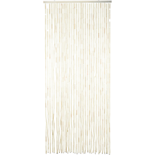 MÁRKA NÉLKÜL AJTÓFÜGGÖNY 200X90CM NATÚR SZÍNBEN, 36 SZÁLAS lakástextília
