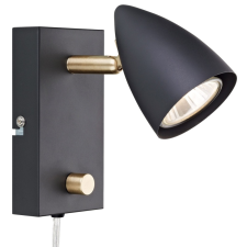 Markslojd Markslöjd CIRO Wall 1L Black/Brass világítás