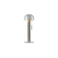 Markslojd Markslöjd COSTA Table 1L Satin Nickel/White - MS-108577 világítás