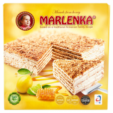 Marlenka citromos mézes torta 800 g csokoládé és édesség