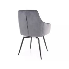  Marlo Velvet Forgó Étkezőszék Szürke Bársony Kárpittal bútor