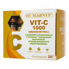 Marnys liposzómás VIT-C 1000 ivóampulla narancs ízű 20 x 10 ml vitamin és táplálékkiegészítő