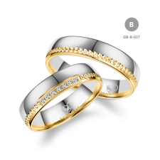 Marrya Gold 14 karátos Arany karikagyűrű pár - GB-037-14K-B gyűrű