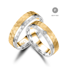 Marrya Gold 14 karátos Arany karikagyűrű pár - GB-042-14K-P gyűrű