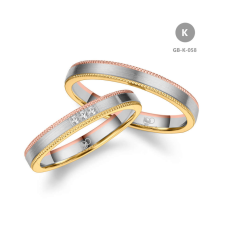 Marrya Gold 14 karátos Arany karikagyűrű pár - GB-058-14K-K gyűrű