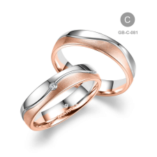 Marrya Gold 14 karátos Arany karikagyűrű pár - GB-081-14K-C gyűrű